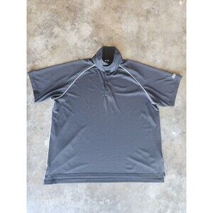 Adidas Climalite Polo Golf Shirt Short Sleeve Coca Cola Gray size 2XL 100% Poly